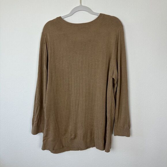 LOFT Womens Sweater L'Automne (Autumn) Long Sleeve Super Soft Plus Size 20/22 - Picture 3 of 5